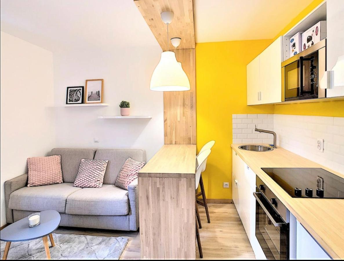 Centre Saint-Gervais Studio Jaune Moderne Proche Telecabine 2 Pers 외부 사진
